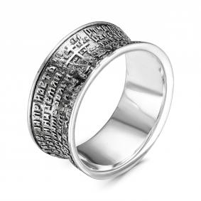 Кольцо из черненого серебра Иордань Б-Ко-300 Отче Наш Б-Ко-300 Отче Наш фото